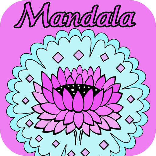 Florist and Mandalas Coloring Book For Adult : Best Colors Therapy Stress Relieving  Free app icon