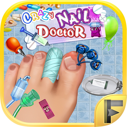 Crazy Toe Nail Doctor Surgery app icon