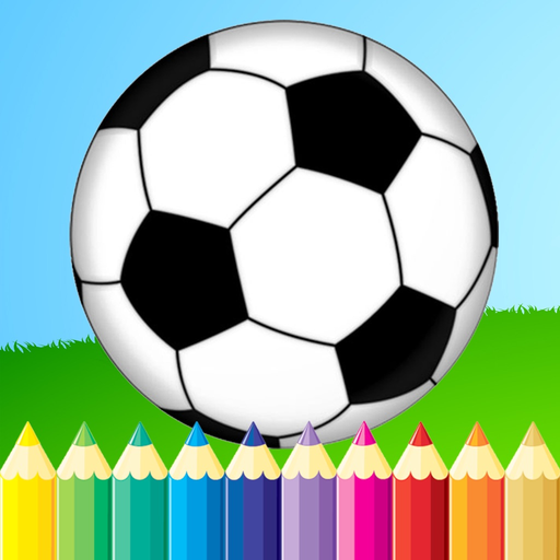 Soccer Football Coloring Book - Sport drawing and painting for kid free game good color HD app icon