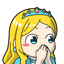 Weight measurement of princess icon
