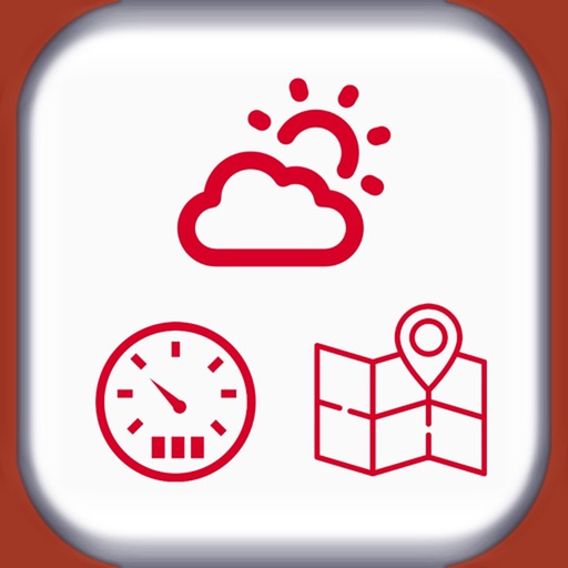 Hike-Weather,Speed and Map app icon