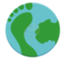 Footsteps travel guide icon