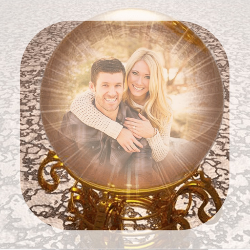 Crystal Ball Photo Frames - Make awesome photo using beautiful photo frames app icon