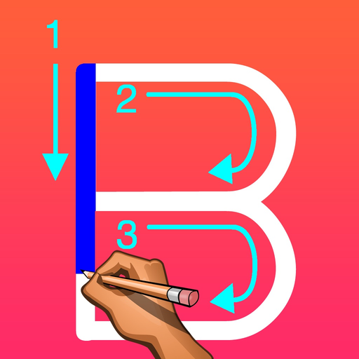 Trace Letters Level 2 app icon