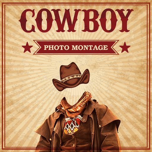 Cowboy Photo Montage Deluxe app icon