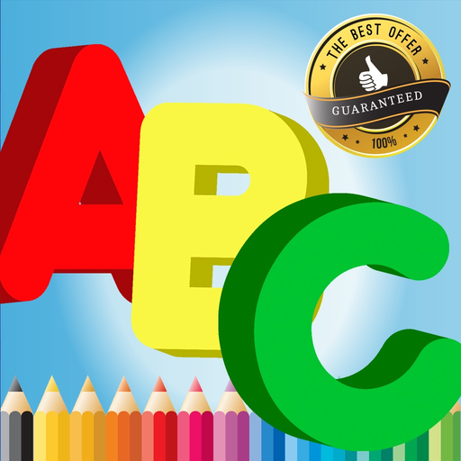Alphabet A to Z Coloring Book for children age 1-6 app icon
