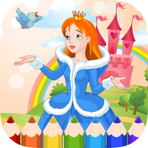 Princess Coloring Book - Painting Game for Kids app icon