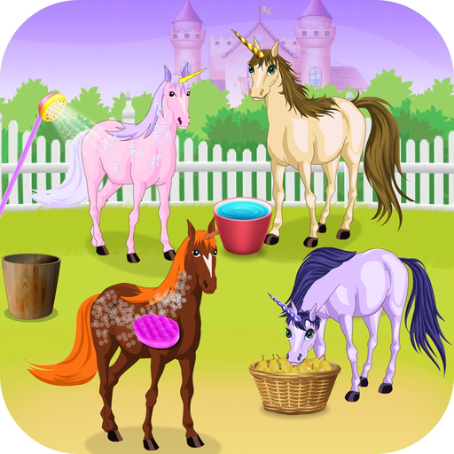 Girl Games, Unicorn and Horse app icon