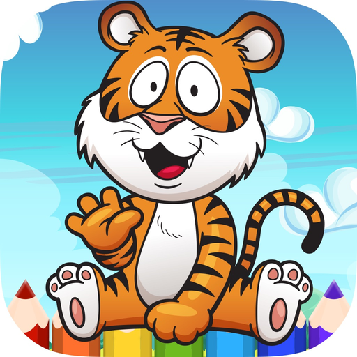 Animal Coloring Book - Painting Game for Kids app icon