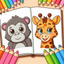 Color wild animals - Paint icon
