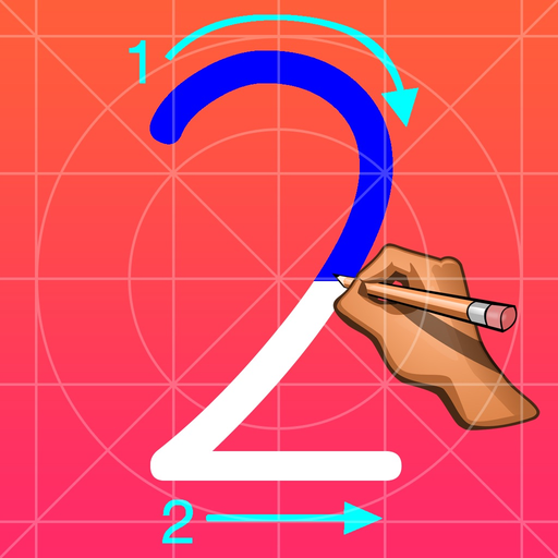 Trace Letters Level 2 - Number app icon