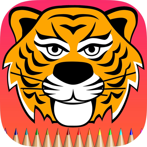The Tiger Coloring Book: Learn to draw and color cheetah, panther and more app icon
