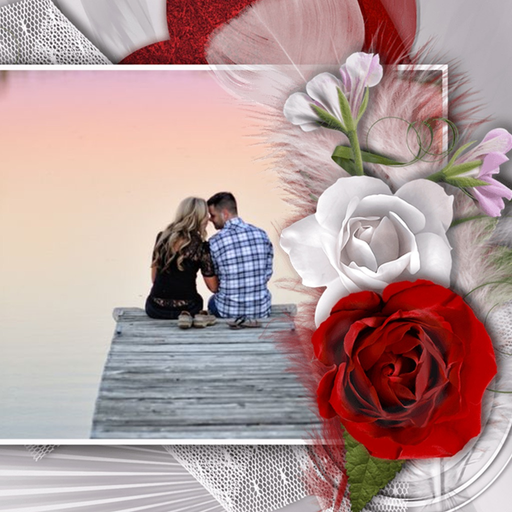 Rose Flowers Photo Frame - Make Awesome Photo using beautiful Photo Frames app icon