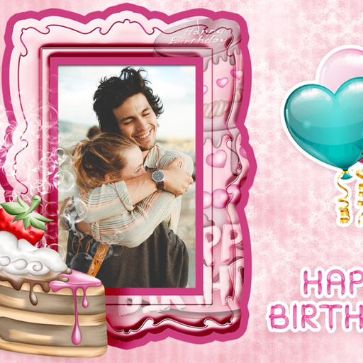 Birthday Photo Frame - Make Awesome Photo using beautiful Photo Frames app icon