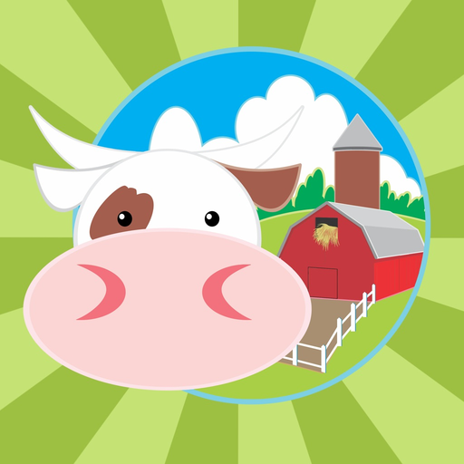 Farm Animals Peekaboo Coloring Book - Free Kids Printable Pages app icon