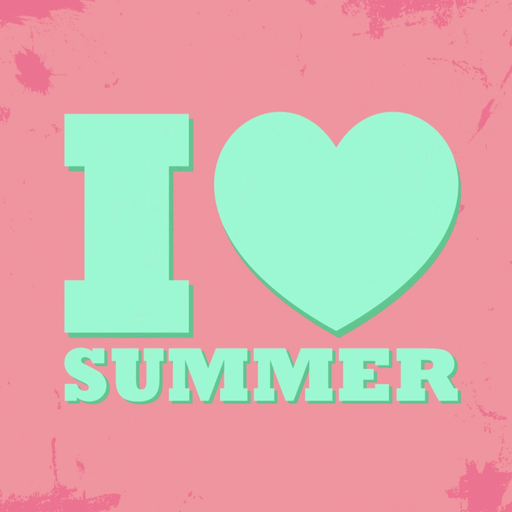 I love summer - stickers for photo app icon
