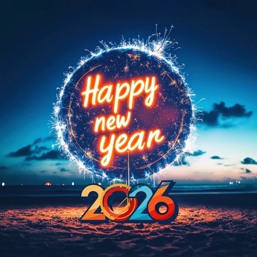 Happy New Year Frames 2026 app icon
