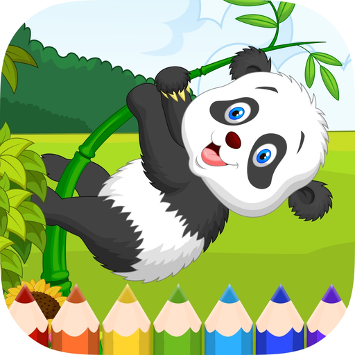 Panda Coloring Book - Painting Game for Kids app icon
