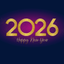 New Year Animated 2026 icon
