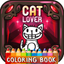 Hand Draw Cat Lover Coloring Book icon