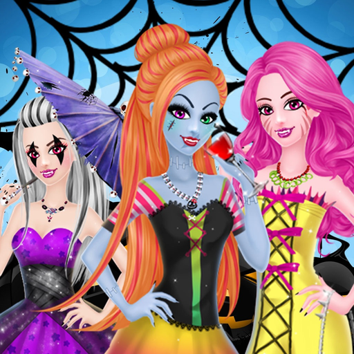 Monster Girl Dress up Party Makeover Salon Makeup app icon
