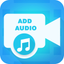 Add Audio to Video - Add New, Remove, Change Music from video icon