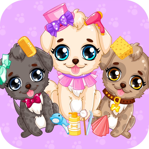 Puppy makeover hair salon app icon