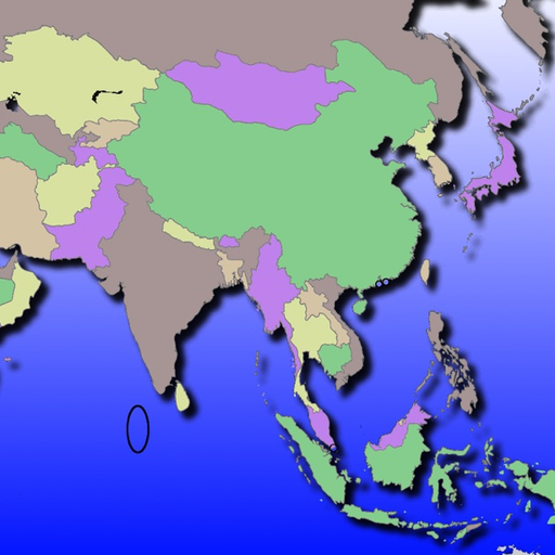Asia Map Quiz: Learn Geography app icon