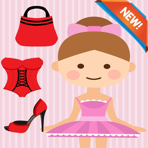 Girl Dress Up Coloring Book: fun with these coloring pages games free for kids app icon