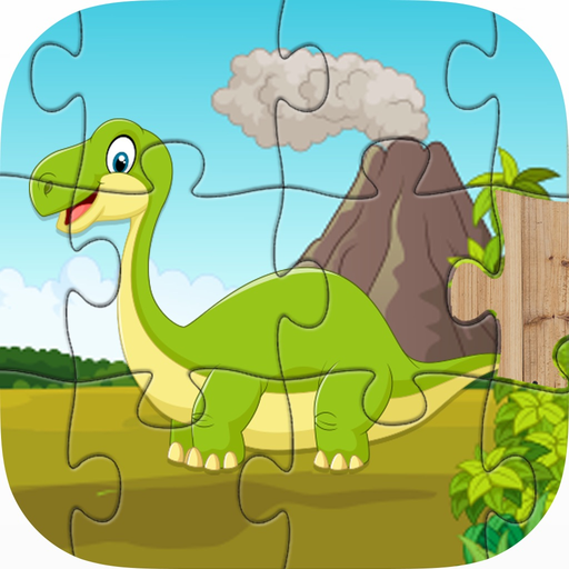 Dino Puzzle Games For Kids Free - Dinosaur Jigsaw Puzzles For Preschool Toddlers Girls and Boys app icon