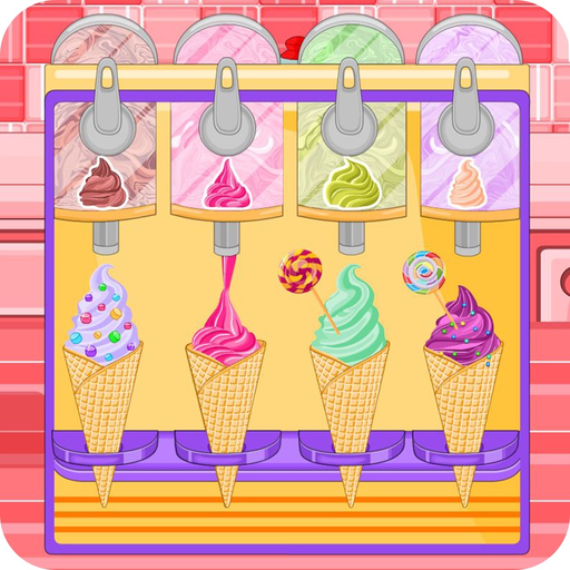 Ice cream cone cupcakes candy app icon