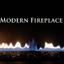 Modern Fireplace Black icon