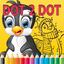 Dot to Dot Coloring Book: complete coloring pages by connect dot games free for toddlers and kids icon
