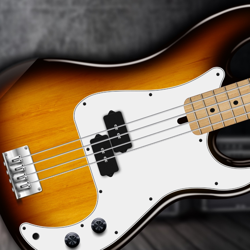 Real Bass electric bass guitar app icon