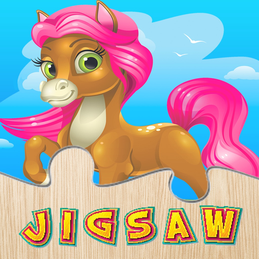 Horse Puzzle Games Free - Pony Jigsaw Puzzles for Kids and Toddler - Preschool Learning Games app icon