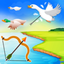 Duck hunting games: bow hunter icon