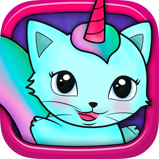 Kittycorn Virtual Pet – New animal friend for kids to take care and play app icon