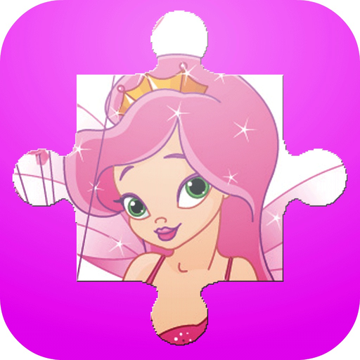 Jigsaw Puzzle Princess - Amazing HD Cartoon Girl for Kids and Adults Fun and free app icon