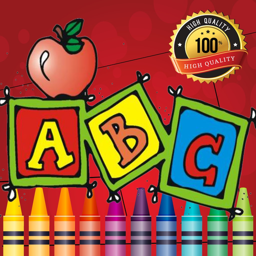 Preschool Easy Coloring Book - tracing abc coloring pages learning games free for kids and toddlers any age app icon