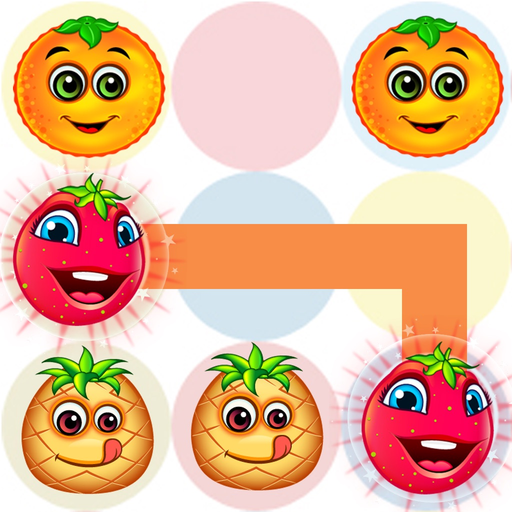 Line & Dot link color match search app icon