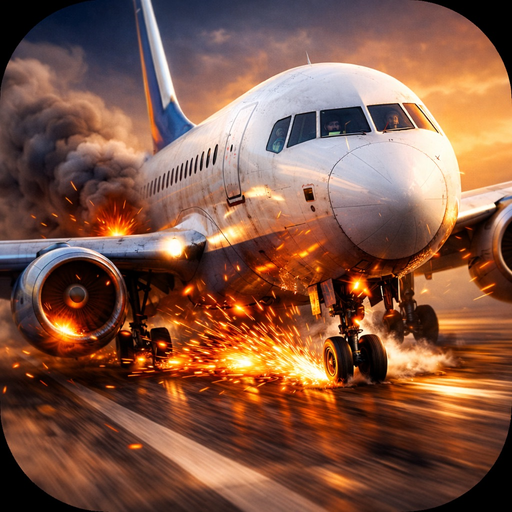 Pilot Simulator Plane Crash 3D app icon