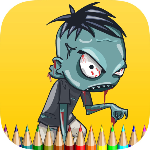 Zombies Ghost Coloring Book - Drawing for Kids app icon