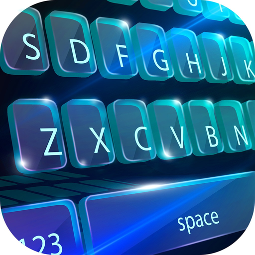 Glass Keyboard Design – Beautiful Keyboard Themes with Glassy Backgrounds and Fancy Fonts app icon