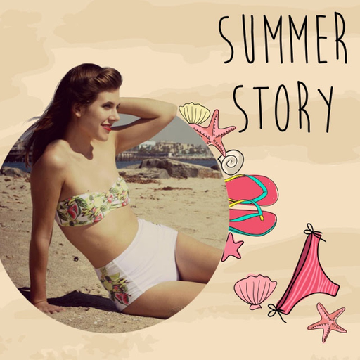 Summer Photo Frames & Sunny Beach Pictures Frames app icon