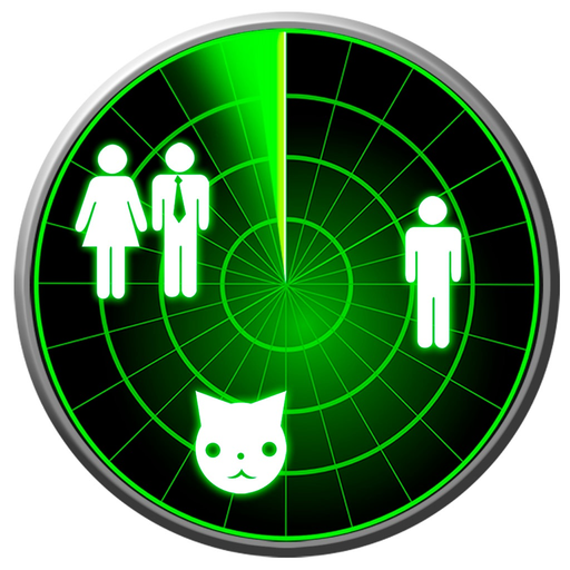 Radar Scanner People Joke app icon