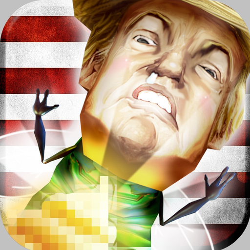 Don't let Drumpf touch the cake app icon
