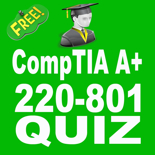 CompTIA A+ 220-801 Exam 1000+ Questions Free app icon