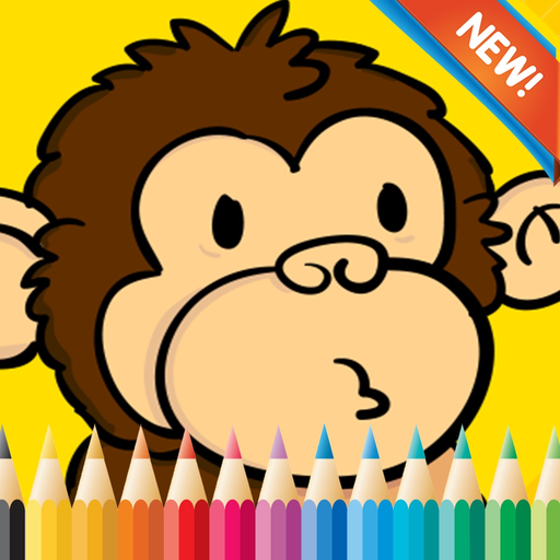 Animal Dot to Dot Coloring Book: coloring pages dot games free for kids and toddlers app icon