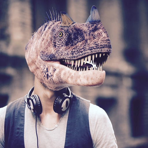 Dino Face Camera Free app icon