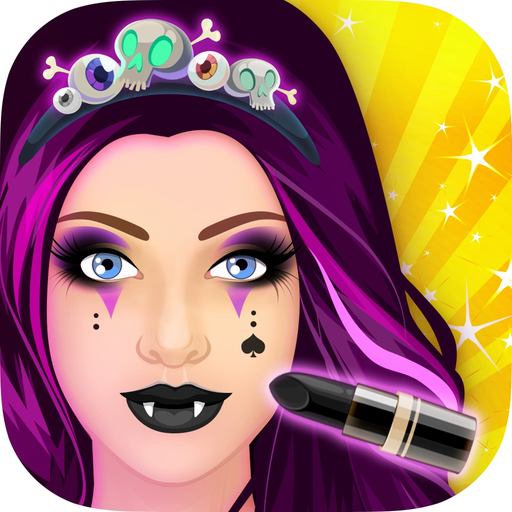 Princess salon and make up games app icon